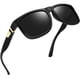 thumbnail image 1 of Gafas de sol Joopin Polarized Black Square para hombre y mujer, 1 of 6