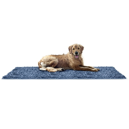 UPC: 0842229116717 | FurHaven | Muddy Paws Towel & Shammy Rug Blue Runner