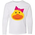 thumbnail image 3 of Inktastic Duck Girls Long Sleeve Youth T-Shirt, 3 of 5