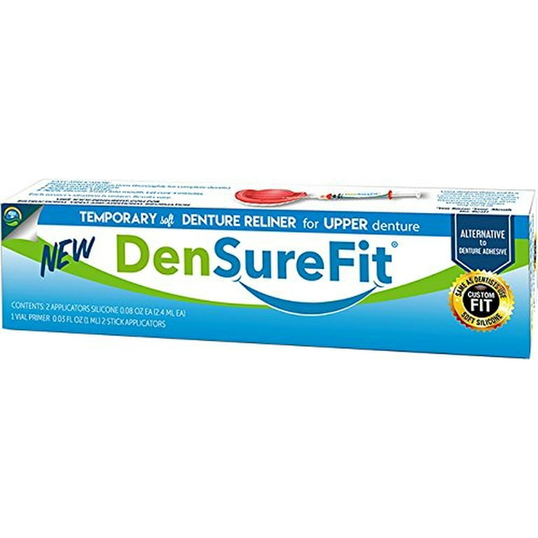 DenSureFit Lower Denture Reline Kit, Unflavored : Health & Household 
