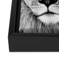 thumbnail image 3 of Society6 Hippest Lion by Allyson Johnson Framed Art Canvas, 3 of 3