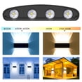 thumbnail image 3 of Lámpara de pared LED de 8 W, resistente al agua, para decoración de interiores y exteriores, de aleación de aluminio fundido a presión de alta calidad, modernas luces de pared, luz uniforme y, 3 of 5
