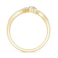 thumbnail image 2 of Rosec Jewels Lab Created Diamond Promise Infinity Ring - Minimalist Ring - EF-VS Quality, 10K Yellow Gold, US 5.00, 2 of 8