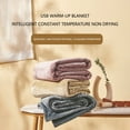 thumbnail image 3 of Uxgjfwu USB Rechargeable Heated Blanket, Washable Electric Heated Throw Blanket with 3 Heating Levels, Portable Battery Powered Camping Blanket for Winter Travel Office Home, 3 of 5