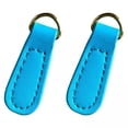thumbnail image 1 of 2x2x Tiradores De Cremallera De Cuero PU Tiradores De Cremallera Para Mochilas Bolsos Equipaje, 1 of 8