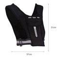 thumbnail image 3 of Running Phone Holder Vest, Chest Phone Holder Training Reflective Running Vest Adjustable Waistband Sport Jogging Vest, 3 of 5