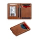 thumbnail image 2 of Billetera ZALVEX de piel delgada con bloqueo RFID para 12 a 15 tarjetas para hombre, 2 of 7