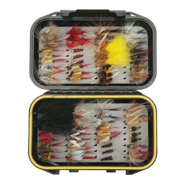 Fly Fishing Bait, Perfect Gift Fly Fishing Kit With Waterproof Box For Fish  