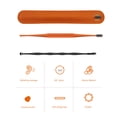 thumbnail image 1 of Silicone Ear Pick,Ear Wax Removal Sticks Earpick Remover Earpick Remover With Ear Cleaner Spiral Swab Ear Wax Spiral Swab Ear Remover With Leather 2pcs Silicone Ear Removal Tool Ear Wax Removal Tool, 1 of 5