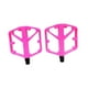 thumbnail image 3 of 2 pedales de bicicleta planos antideslizantes de alto rendimiento para BMX de carretera. Rosa, 3 of 9