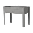 thumbnail image 6 of Jopath Grey Raised Garden Bed with Legs, Elevated Wooden Planter Box for Outdoor Plants Flowers Fruits Vegetable Herb Growing(40"x20"x31"), 6 of 9