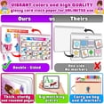 thumbnail image 4 of Curious 2 Learn Montessori Libro ocupado para niños pequeños de 3 años en adelante Libro de actividades de aprendizaje preescolar preescolar - Autismo Aprendizaje sensorial y juguetes educativos Libro, 4 of 7