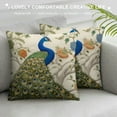 thumbnail image 3 of BCIIG Embroidered Peacock Throw Pillow Covers  Spring Decoration Pillowcases  24x24in, 3 of 5