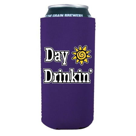 

Day Drinkin 16 oz. Can Coolie (Purple)