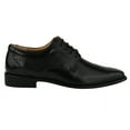 thumbnail image 3 of LIBERTYZENO Mens Classic Eel Print Genuine Leather Formal Oxford Shoes, Black, 3 of 7