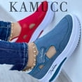 thumbnail image 2 of Zapatillas de deporte para mujer, zapatos informales para correr para mujer, zapatos de plataforma para mujer, zapatos deportivos cómodos transpirables de malla para mujer, tenis Tan Jianjun unisex, 2 of 2