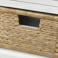 thumbnail image 3 of Restonic avec Bois d'Acacia et Jacinthe d'Eau, 3 Tiroirs et 3 Paniers en Osier Amovibles, Polyvalent et durable, 3 of 15
