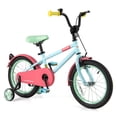 thumbnail image 1 of Costway 16" Kids Bike with Adjustable Saddle Handlebar Removable Training Wheels Handbrake Red, 1 of 10