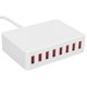 thumbnail image 3 of 2.4A 50W 8 puertos USB cargador portátil USB estación de carga inteligente de escritorio para teléfonos tabletas, 3 of 10
