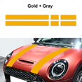 thumbnail image 1 of For Hood Rear Trunk Stripe Stickerfront Cover Trim Vinyl Decals For Mini Cooper One S Jcw R56 R57 R58 F54 F55 F56, 1 of 1