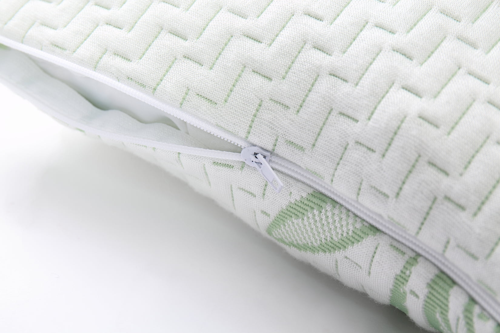 Okao Wholesale Lumbar Size Bamboo Pillow- Back Support- Office chairs and car seats- Shredded Memory Foam ,Hypoallergenic, Antibacterial Washable Bamboo Cover,Lumbar Size