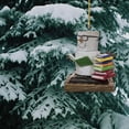 thumbnail image 2 of Colgante de muñeco de nieve de Navidad, adornos colgantes para árbol de Navidad, decoración de fiesta, 4 Uds., 2 of 4