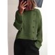 thumbnail image 5 of Suéter PRETTYGARDEN Otoño 2025 con Botones y Cuello Redondo Talle S, 5 of 5