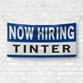 thumbnail image 4 of Now Hiring Tinter 13 oz Heavy Duty Vinyl Banner Window Tinter Jobs Available Paint Color Tinter Help Wanted Sign for Business Indoor/Outdoor Single-Sided with Metal Grommets (4x6 ft, Wh & Bl & Bk), 4 of 6