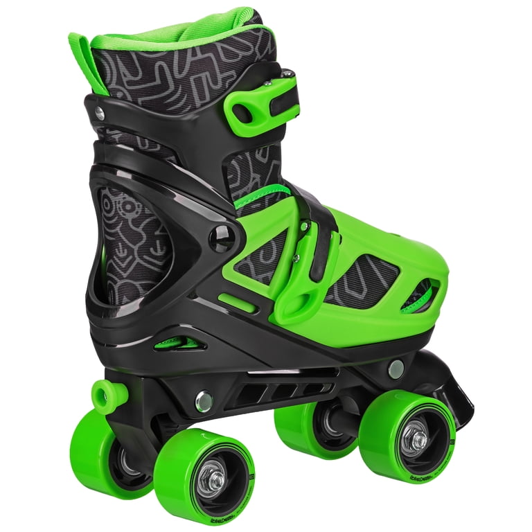 Roller Derby Boys 2-in-1 Roller/Inline Skates, Sizes 3-6 photo 7
