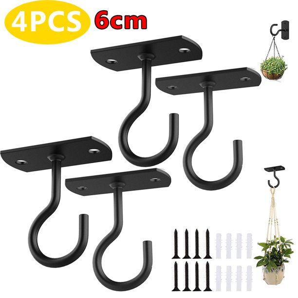 Ceiling Hooks for Hanging Plants Wall Mount Hangers Plant Hooks,Wall