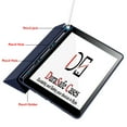 thumbnail image 4 of iPad 9.7 Inch 5/6 [iPad 5th 6th Gen ] A1893 A1954 A1822 A1823 MRJN2LL/A MR7G2LL/A MR7F2LL/A MP2F2LL/A Smart Magnetic Trifold Pencil Holder Soft Silicone TPU Back Cover - Navy Blue, 4 of 7