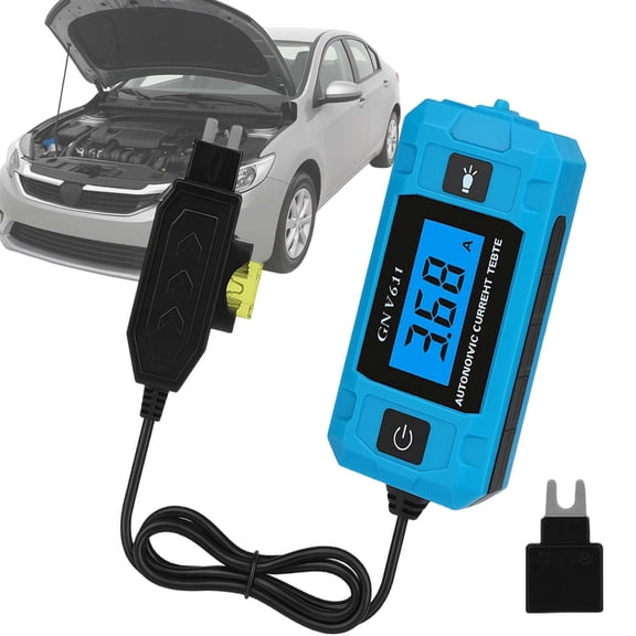 Automotive Circuit Fault Probe Tester, Portable High-Precision Current Tester, 20A 48V Wire Tracer with LED Display and Lighting, Automotive Circuit Breaker Finder, Car Relay Fuse Blade Checker