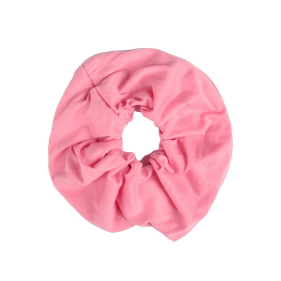 Jumbo Cotton Scrunchie Hair Tie (Bubble Gum)