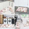 thumbnail image 5 of Red Christmas Gingerbread Man Pattern Kitchen Rugs Sets Of 2,Anti Fatigue Kitchen Mat Rugs Non Slip Washable,Decorative Kitchen Floor Mats for Kitchen,Sink,Laundry,17"x30"+17"x47", 5 of 7
