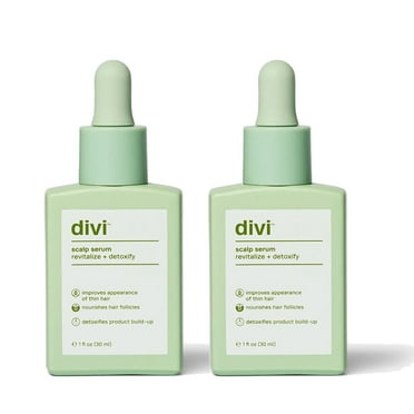 DIVI-Hair Scalp Serum for Women and Men - Revitalize and Balance Your Scalp - 1.0 oz/30ml - 2PC