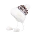 thumbnail image 1 of FhsagQ Hats Winter Hats for Women Set Mittens Wool Unisex Distressed Washed Cancer Ribbon Heart Printed Hat Mens Hats with Brim Fall Winter Hats for Women Cold Weather with Brim Black One Size, 1 of 1