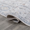thumbnail image 6 of JONATHAN Y WASHABLE 2 x 8 Runner Rug, Brandy Rustic Border - Light Gray/Blue, WSH321B-28, 6 of 10