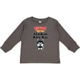 thumbnail image 3 of Inktastic Alaskan Klee Kai Dog Gift Boys or Girls Long Sleeve Toddler T-Shirt, 3 of 5