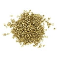 thumbnail image 1 of About 1000 Pcs Brass Bee Hive Frame End Eyelets Brass Eye Frame Beekeeping Eyelets Bee Wiring Support Brood Box Eye Beekeeper Nest Threading Hive (Golden), 1 of 4