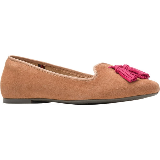 hush puppies women's sadie tassel slip on loafer flat