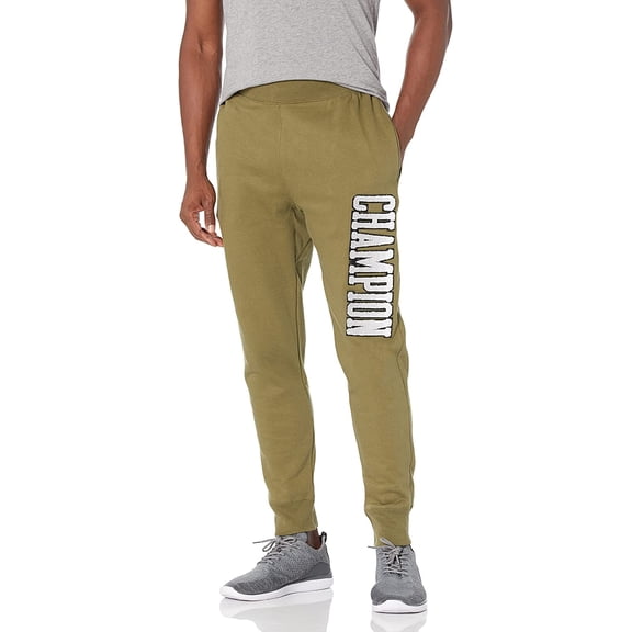 Champion Mens Dip Dye Logo Reverse Weave Jogger OLV-XL