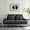 Charcoal, variant on Modway Proximity Upholstered Polyester Fabric Loveseat in Azure Blue