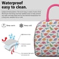 thumbnail image 3 of Womens Colorful Cartoon Dinosaurs Pattern Lunch Box for Work,Insulated Lunch Bag for Women,Loncheras Para Mujer,Leakproof Adult Lunch Bag for Work,Beach,Travel,Picnic,Camping, 3 of 7