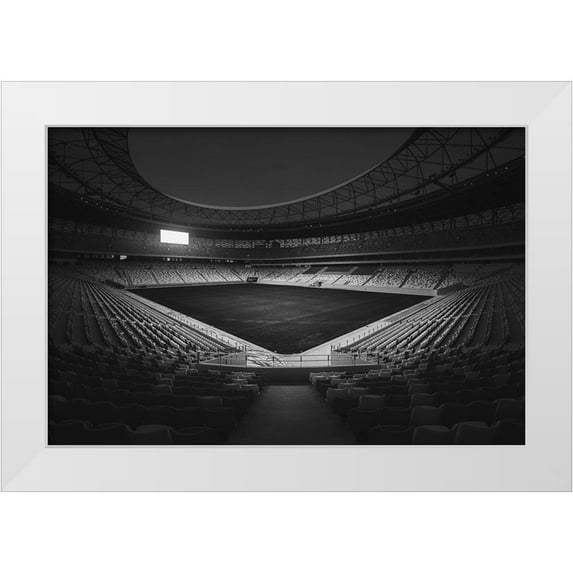 Wang, Alvin 18x13 White Modern Wood Framed Museum Art Print Titled - Prologue
