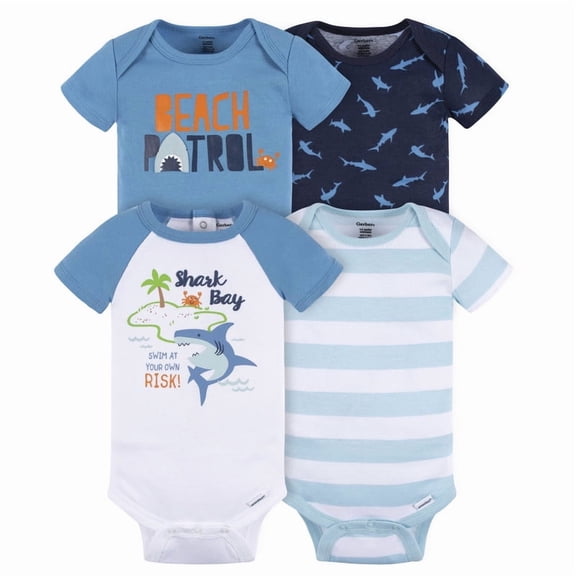 Set Gerber 4 Pañaleros Multicolor Niño Talla 0-3M