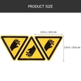 thumbnail image 2 of SHISUYAN 3pcs Warning Injure Hand Stickers Machine Warning Label Stickers Safety Warning Sign Stickers, 2 of 8