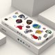 thumbnail image 3 of Funda De Teléfono Para IPhone SE2 8 7 6 6S Plus SE 2020 Leyenda De Baloncesto Silicona Líquida Con Patrón Lateral, 3 of 4