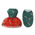 thumbnail image 1 of shenmeida Dog Vest Christmas Pet Clothes Elk Pattern Print Cat Costume Xmas Vest for Small Medium Dogs Teddy Pomeranian, 1 of 8