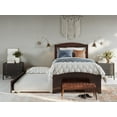 thumbnail image 5 of AFI Warren Twin-XL Wood Platform Bed with Headboard Footboard & Twin-XL Trundle, Walnut, 5 of 15