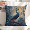 thumbnail image 6 of Peacock tree branch fullm Linen toss pillowcase Decoration pillowcase Gift preferred 20x20" Cushion cover 1 set Sofa pillowcase Sofa bedroom living room car, 6 of 8